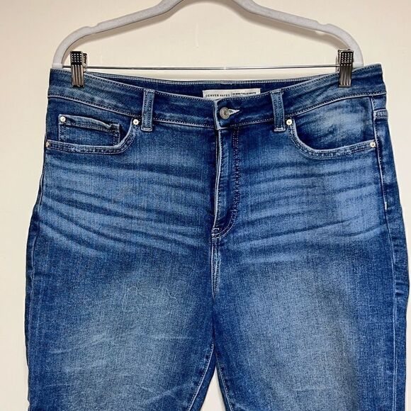 Denver Hayes High Rise Stretch Denim Bermuda Shirts Womens Sz 16 - Picture 5 of 6